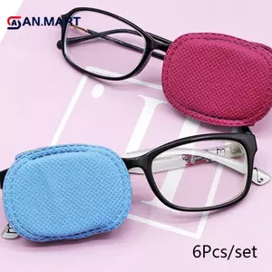 AN.MART 6 Miếng Dán Mắt Amblyopia Kính Mắt Miếng Dán Kid Strabismus Treatment Chăm Sóc Thị Lực VN