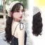 AN.MART Khăn Trùm Đầu Hình Tam Giác Tóc Giả Mũ Nữ Tích Hợp Tóc Giả Thời Trang Mùa Hè Tóc Giả Nữ Tóc Dài Tóc Giả Mũ VN