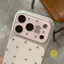 Phone Case For iPhone 17 Pro Max 16 15 Acrylic TPU Dog Puppy Star Cake Aesthetic Korean Cute