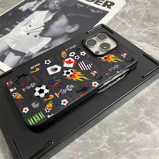 Mô hình thể thao bóng đá Thích hợp cho iPhone 13 17 ProMax Ốp lưng nửa đầu silicon mềm chống sốc XR 16 Pro Max 11 XS Max 15 Pro Max 12 Plus 7 Plus 13 Pro 17 Ốp điện thoại mờ