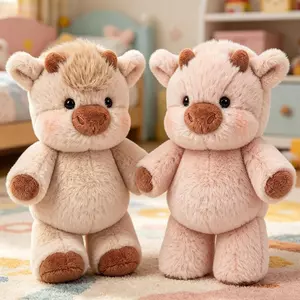Chạy Bò Sang Trọng Búp Bê Động Vật Đáng Yêu Búp Bê Mềm Có Thể Chạy Cao Nguyên Bò Cho Mầm Non Bàn Làm Việc Tại Nhà Sofa Giường Trang Trí sonlekvn