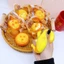 Giả Trứng Nướng Tart Squishy, Lõi Lỏng Chậm Squish Món Tráng Miệng Đồ Chơi Giải Phóng Căng Thẳng