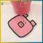 BVY Hoạt Hình Dễ Thương Acrylic Coaster Hình Dạng Không Đều Tấm Lót Bát Chịu Nhiệt Cho Cà Phê, Trà, Đồ Uống Nóng Bảo Vệ Bàn Trang Trí Bàn Làm Việc.