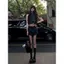 Áo Vest Cổ Dây Pháp Ngắn Slim fit Niche Phiên Bản Mùa Hè Hàng Ngày Thường Ngày Bộ Váy Ngắn