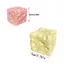 GILL Jumbo Cheese Cube Quả bóng căng thẳng, Đồ chơi kẹp phô mai chống vỡ có thể định hình, Nhào chống căng thẳng Họa tiết mực ASMR Đồ chơi căng thẳng giác quan Quà tặng sinh nhật