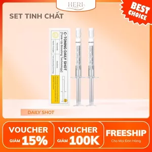 Tinh Chất Differ&Deeper C-Toning Daily Shot Tone-Up Boosting Technology Làm Sáng Da 2.5ml (Hộp 2 Ống)