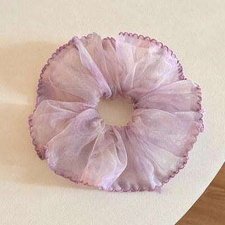 Kovoi / Cổ Tích Gạc Hoa Scrunchy Tóc Phong Cách Mới Dây Buộc Tóc Tóc Không Khí Đuôi Ngựa Đầu Dây Phụ Kiện Tóc