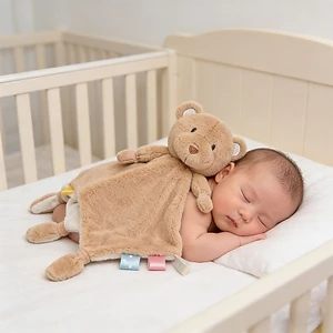 MỘT Ruy băng động vật sang trọng để làm dịu giấc ngủ và phát triển phối hợp mắt tay