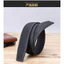 Dây nịt quần không khóa|32516|Thân dây nịt nam không khóa|Rộng 3.8cm|Hai đầu đuôi hình số tám|Da thật hai mặt|Vân vải nhãn|Đã may lỗ khoan|Thân dây nịt da bò giản dị|Phù hợp khóa kim đục lỗ