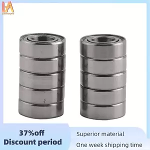 10 chiếc Vòng bi xuyên tâm bằng kim loại kín bằng kim loại thu nhỏ, MR126 ZZ 6 X 12 X 4MM