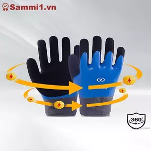 Găng tay cách nhiệt chống điện ZK: Bảo vệ cao su chống trượt cho thợ điện VN