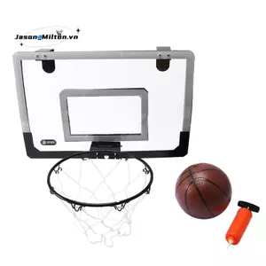 Vòng bóng rổ Mini có bóng 18 inch x12 inch Bảng mặt sau chống vỡ