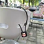 Khóa giỏ xe đạp điện chống trộm bằng thép, hợp kim nhôm, kèm chìa khóa, phù hợp giỏ trước