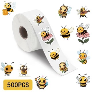 OIWLSAX321 Miếng Dán Ong, Miếng Dán Đàn Guitar Ong Chống Thấm Nước, Máy Tính Xách Tay DIY Xe Đạp Điện Thoại Hành Lý Tự Dính Trang Trí Đồ Chơi Trẻ Em Cho Cốc Nước Máy Tính