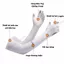 Bao ống tay 2in1 hở ngón SPOR cho nam nữ, chống tia UV, co giãn, vân chống trượt, thiết kế tiện lợi và thoải mái.