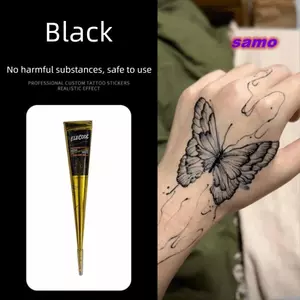 Kem Xăm SAMO Henna, Dễ Sử Dụng Màu Nâu Đen Henna Dán Nón, Nghệ Thuật Cơ Thể Bán Vĩnh Viễn Tạm Thời Mehndi Body Art Ink Sử Dụng Mỹ Phẩm