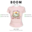 BOOM Áo Baby Tee Nữ Cotton Ôm Body-Áo Thun Ngắn Tay Y2K In Hình PhongCách Mùa Hè, Cổ Tròn Hàng Đầucách hàn quốc phong096