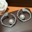 Thời Trang Mới Zircon Tua Rua Hoa Ánh Sáng Sang Trọng Bông Tai Thanh Lịch