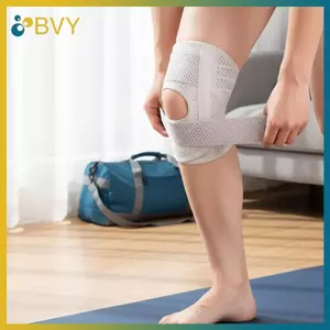 Hỗ trợ đầu gối nén BVY để phục hồi chấn thương thể thao nhẹ thoáng khí khi chạy bộ và đi xe đạp.
