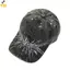 < YEI > Mũ Denim Cotton đã giặt với thiết kế đau khổ mềm mại có thể điều chỉnh cho nam và nữ Mới