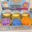 Bộ hấp Đồ chơi Squishy Crystal Bun, Bóng căng thẳng TPR phục hồi chậm cho trẻ em và người lớn