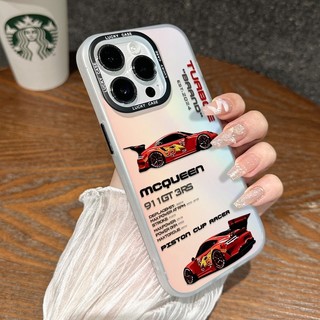 Ốp lưng xe đua McQueen 911 GT3RS nền chuyển màu, chống sốc ngầu hot nam nữ Bảo Vệ Camera Cấp iPhone 17/16/15/14/1