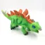 Q Đồ chơi khủng long cao su mềm dễ thương Tyrannosaurus Spinosaurus Pterosaur Triceratops Đồ chơi mô phỏng Quà tặng trẻ em Có thể giọng nói Chiều cao 8,7cm