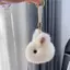 HFTOY Dễ Thương Di Động Sang Trọng Thỏ Móc Khóa Mini Lông Thỏ Hairball Mặt Dây Chuyền Túi Treo Đồ Trang Trí Chìa Khóa Ô Tô Quà Tặng ~