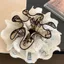 Công Nghiệp Nặng Ren Hoa Bốn Lớp Scrunchy Dây Buộc Tóc Nữ Tính Khí Cao Cấp Siêu Lớn Đầu Bóng Buộc Tóc Đầu Dây Đầu