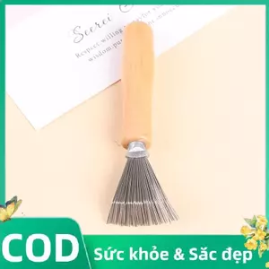 Trong Kho 1Pcs Woodenb Cleaner Làm Sạch Tóc Brushb Cleaner Xử Lý embeded Công Cụ Cá Tuyết