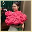 B & N 85cm / 100cm Lớn Màu Đỏ Sang Trọng Hoa Hồng Nhân Tạo Nhồi Bông Có Thể Uốn Cong Bó Hoa Mềm Trang Trí Nhà Cửa Quà Tặng Ngày Lễ Tình Nhân.