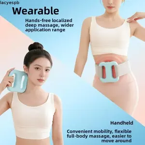 LACYES Fascia Nhẫn Máy Mát Xa, Máy Giảm Béo Toàn Thân Điện Mini, Rung Có Thể Điều Chỉnh 6 Tốc Độ Sạc Cơ Cầm Tay Massage Thư Giãn Cơ