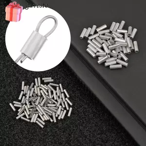 GAVESTO 100 Cái / lốc Dây Câu Ống Nhôm Tròn Nóng Nhôm Đơn Chất Lượng Cao