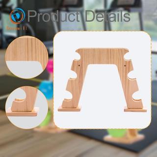 Dovewill Heavy Duty Quả Tạ Giá Để Đồ Bằng Gỗ Ba Lớp Trọng Lượng Sắp Xếp Đứng Tiết Kiệm Không Gian Giá Đỡ Tập Gym Tại Nhà