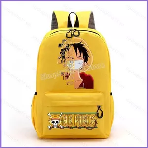 Ba lô SQ11 ONE PIECE dành cho học sinh Công suất lớn In nhẹ Tony Tony Chopper Túi đi học