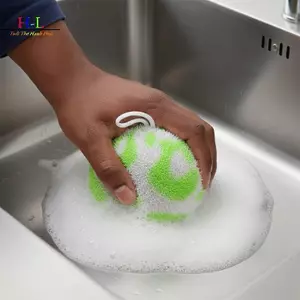 HL Mềm Máy Tính Để Bàn Làm Sạch Bóng Không Rơi Dụng Cụ Vệ Sinh Chậu Rửa Vòi Chải Bồn Tắm Chậu Rửa Bóng Vệ Sinh Cho Gia Đình LMWU