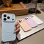 Ốp Điện Thoại Silicon Lỏng Lilac Ripple Từ Tính Cho iPhone 17 Pro Max 16 15 14 Vỏ Bảo Vệ Chống Sốc