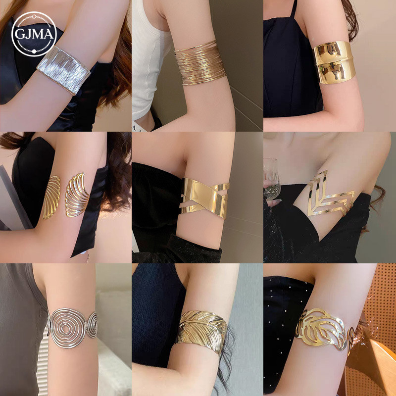Vòng Bắp Tay Kim Loại Thiết Kế Phá Cách Mùa Hè Phong Cách Boho Sáng Tạo Độc Đáo Phụ Kiện Nữ