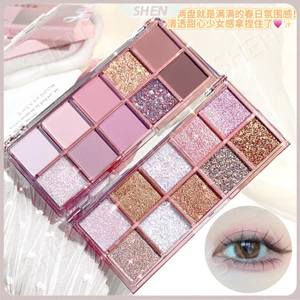 D.G Moonlight Fantasy Mười Màu Phấn Mắt Bảng Matte Pearlescent Phân Cực Fine Nhấp Nháy Bảng Màu Sắc Tinh Tế Phát Triển Đại