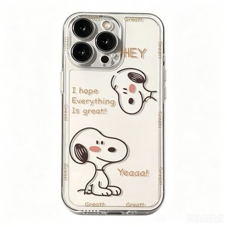 Ốp Điện Thoại Snoopy Ngộ nghĩnh Cho Samsung Galaxy A57 A56 A36 A26 A16 A15 A14 A13 A55 A35 5G A05 A05S Dễ Thương Mềm Trong Suốt Silicon TPU Hoạt Hình Thời Trang Chống Sốc