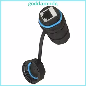 Bộ kết nối GODD M23 RJ45 Cat6 được bảo vệ RJ45 Cat6 IP68 Cặp đôi chống