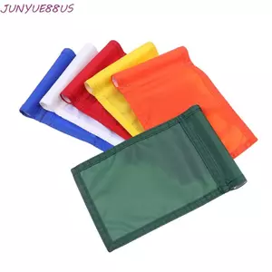 JUNYUE88US Golf Putting Green Flags, Golf Practice Nylon Golf Hole Pole Cup, Golf Training Aid 20X15cm Golf Training Steel Pole Putting Green Flagstick cho Golfer