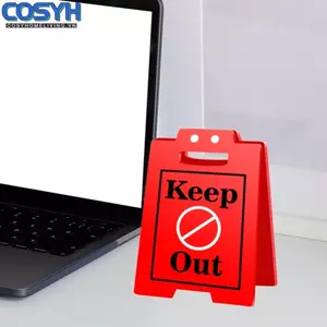 <cosyh>Mini sign plaque acrylic 12 7 by 8 9 centimeters plastic for office and home use