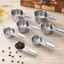 TRTR 7 Chiếc Bộ Cốc Đo Bằng Thép Không Gỉ Staable Có Dấu Đo Rõ Ràng Cho Thành Phần Chất Lỏng Khô Nấu Ăn Chính Xác Nhà Bếp Nướng VN