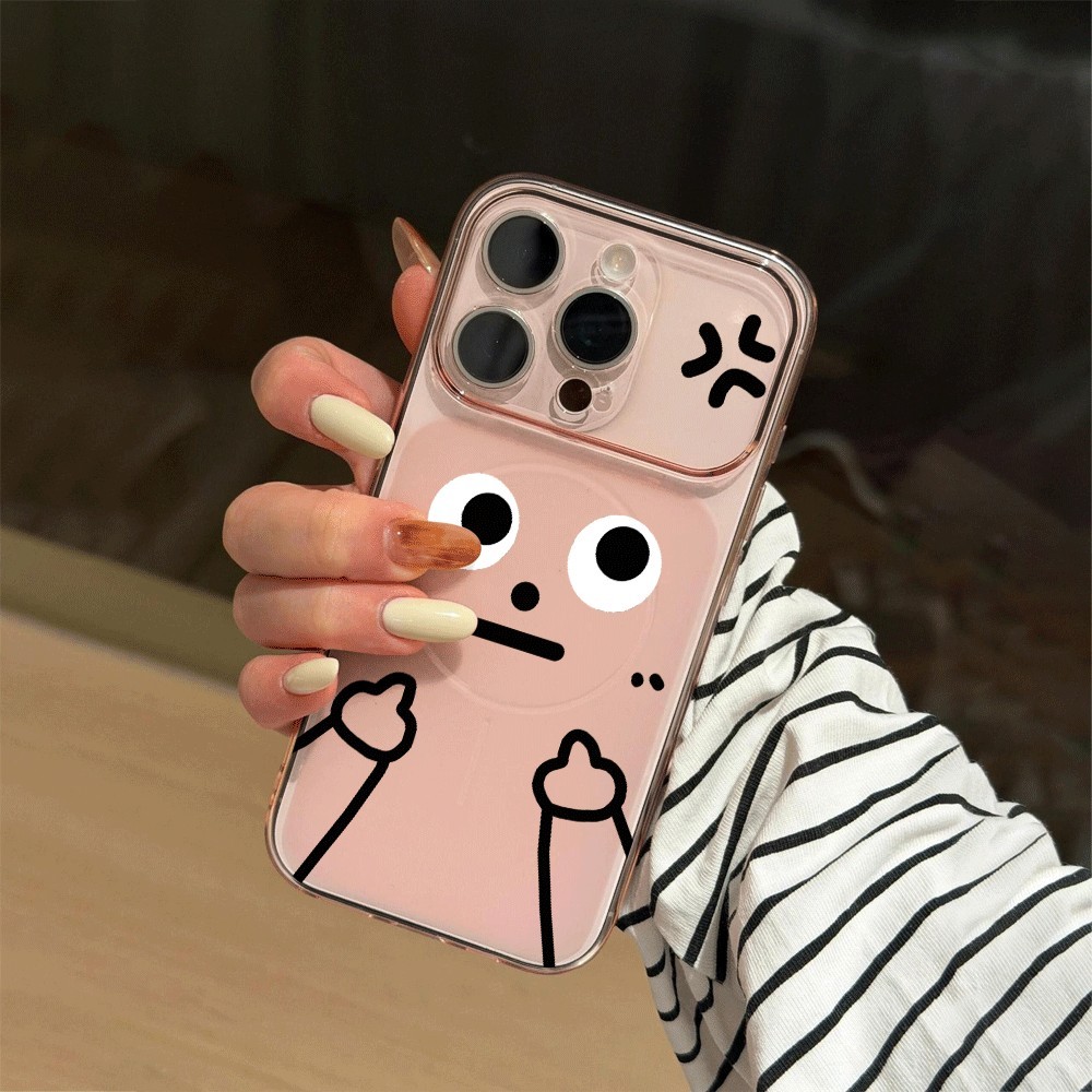 Biểu hiện tức giận iPhone171615p trường hợp điện thoại xuyên thấu 1312dễ thương 11 ý tưởn