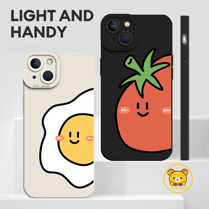 Ốp Điện Thoại Dưa Hấu Mùa Hè Cho OPPO Reno 15F 15 Pro Max Mini 15C Find X9 X9S Pro X8S + X8 Ultra Vỏ Hoạt Hình Dễ Thương Trứng Cà Chua Mềm Ốp Lưng