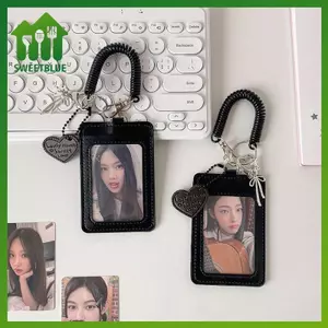 SWEET Y2k Photocard Giá Đỡ Móc Khóa Kpop Thần Tượng Ảnh Bảo Vệ Tay Học Sinh Thẻ Id Hộp Bảo Quản Sinh Viên Văn Phòng Phẩm Vật Dụng n