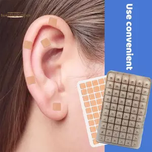 TRTR 600 Chiếc Chăm Sóc Tai Châm Cứu Massage Trị Liệu Miếng Dán Massage Kim Stier Auricular Auriculotherapy Acupoint VN