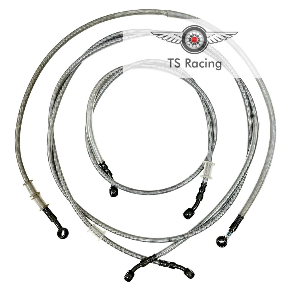 Dây thắng dầu dây phanh dầu cước bạc vỏ bọc cao su dẻo 92cm -1m1 - 2m