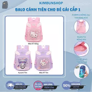Balo Cánh Tiên Mèo Hellokitty, Kuromi dễ thương cho các bé tiểu học - Kimbunshop109